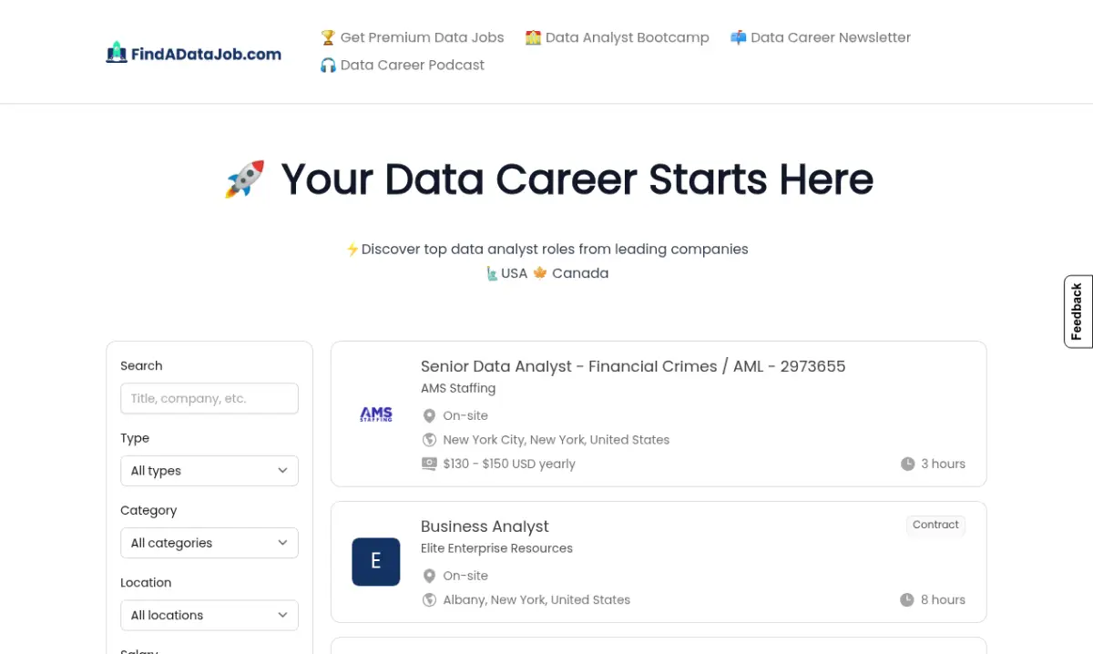 FindADataJob product image
