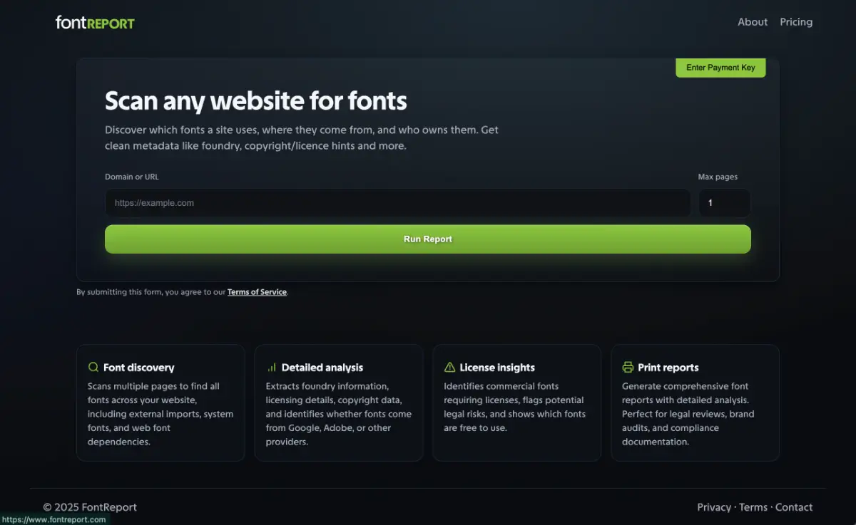 FontReport image number 01