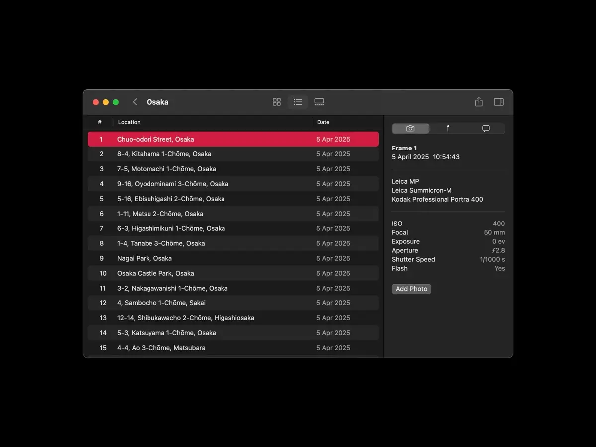 Frames: Film Photography App image number 21