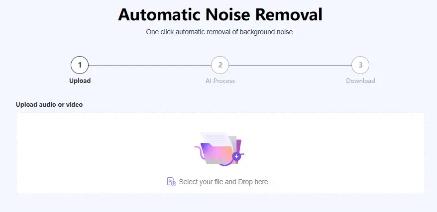 Free AI Audio Cleaner Online image number 11