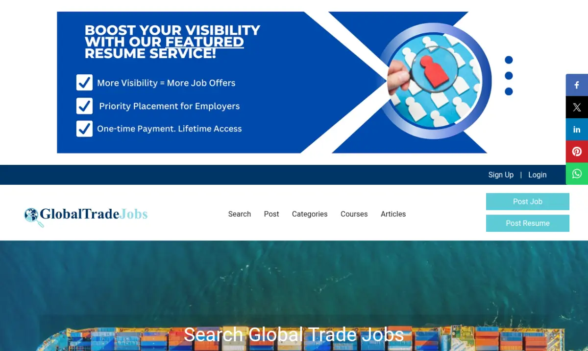 Global Trade Jobs product image