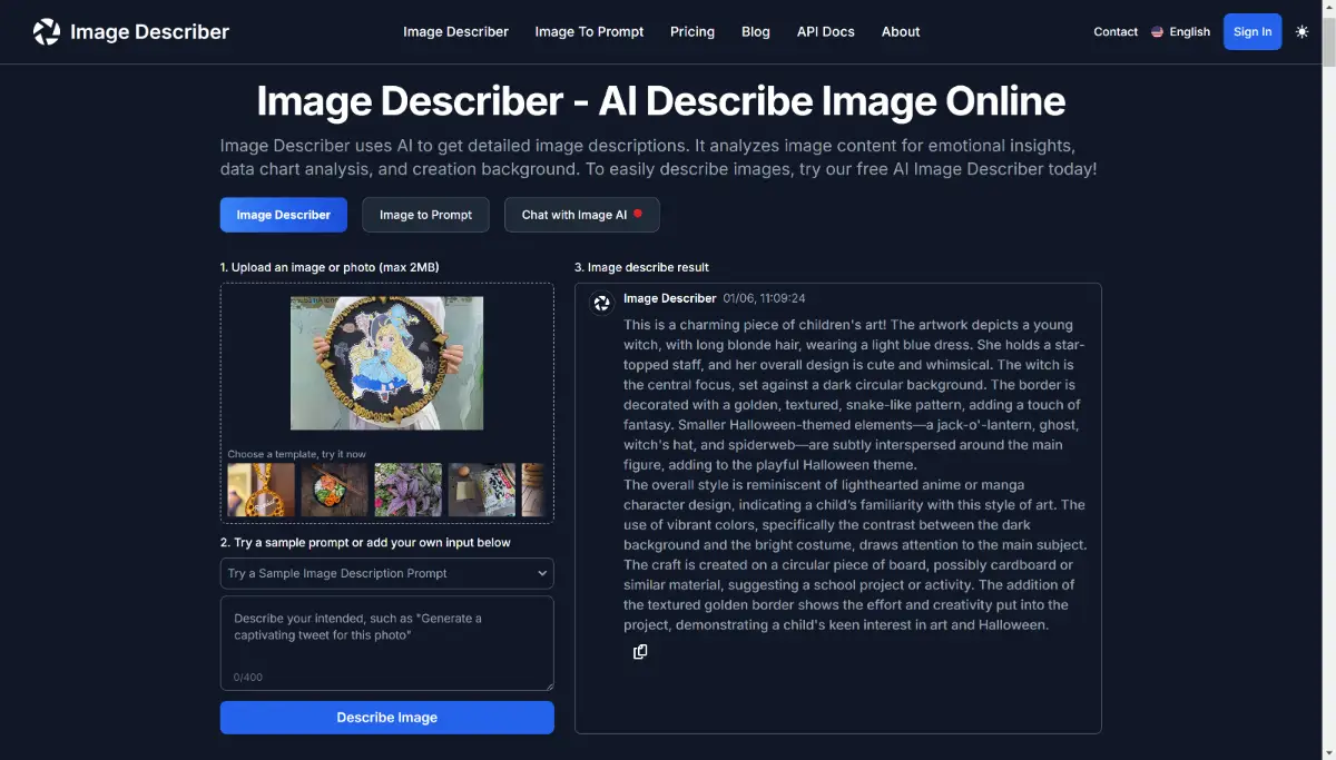 Image Describer image number 11