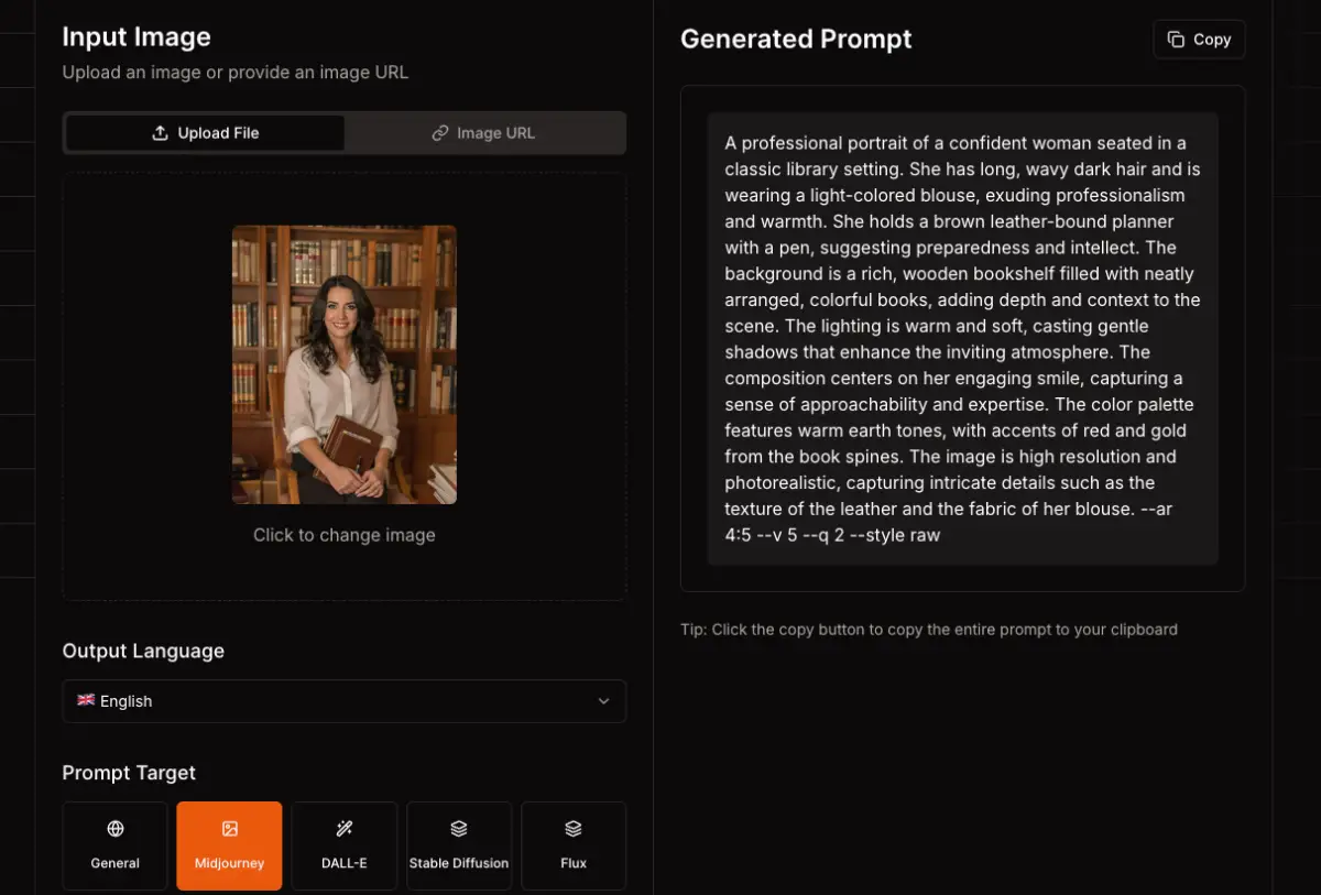 Image to Prompt Generator image number 11