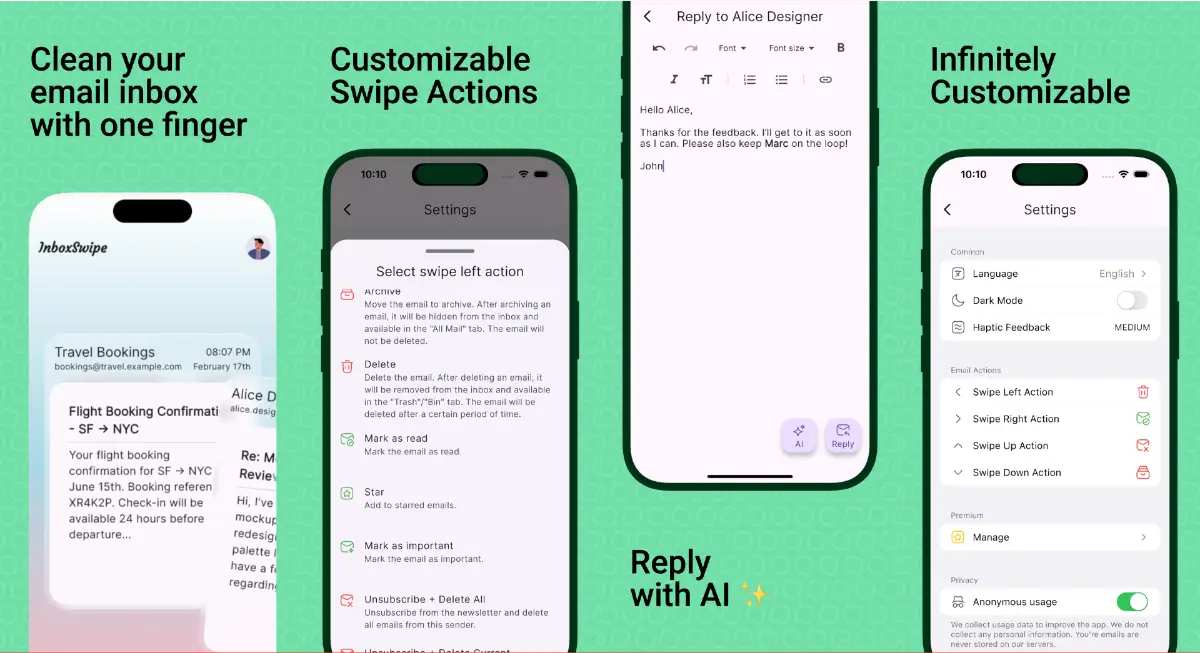 InboxSwipe product image