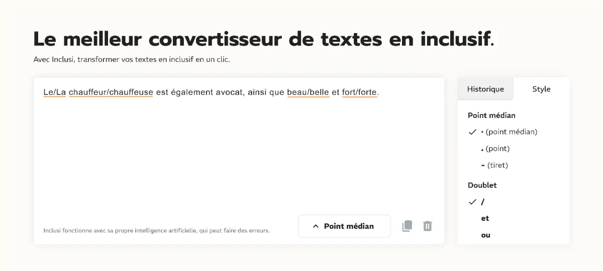 Inclusi.fr - Convertisseur de texte en inclusif image number 11