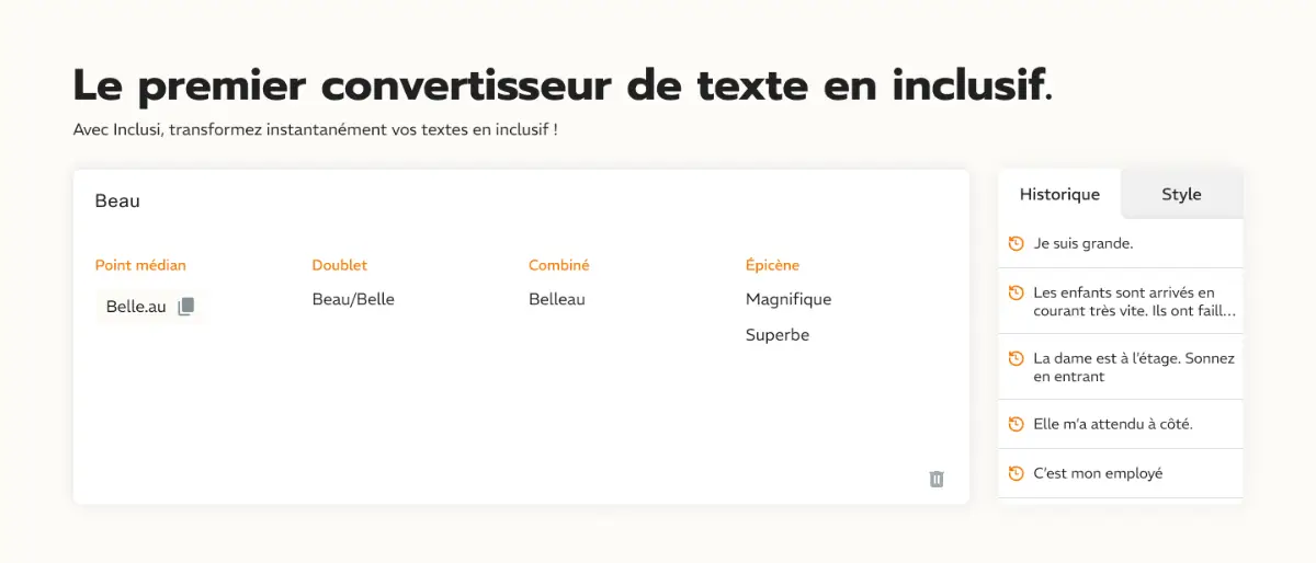 Inclusi.fr - Convertisseur de texte en inclusif image number 21