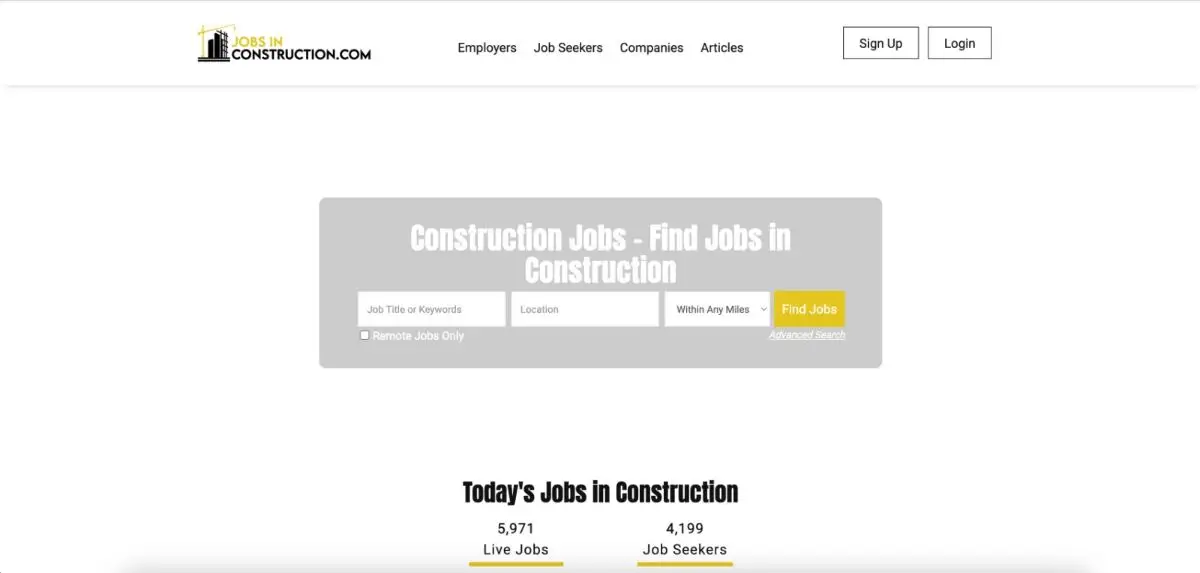 Jobs In Construction product image