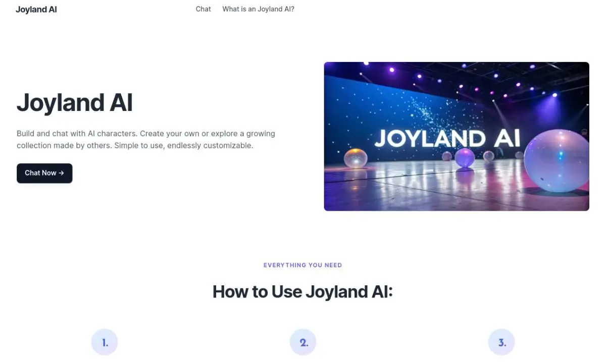 Joyland AI product image