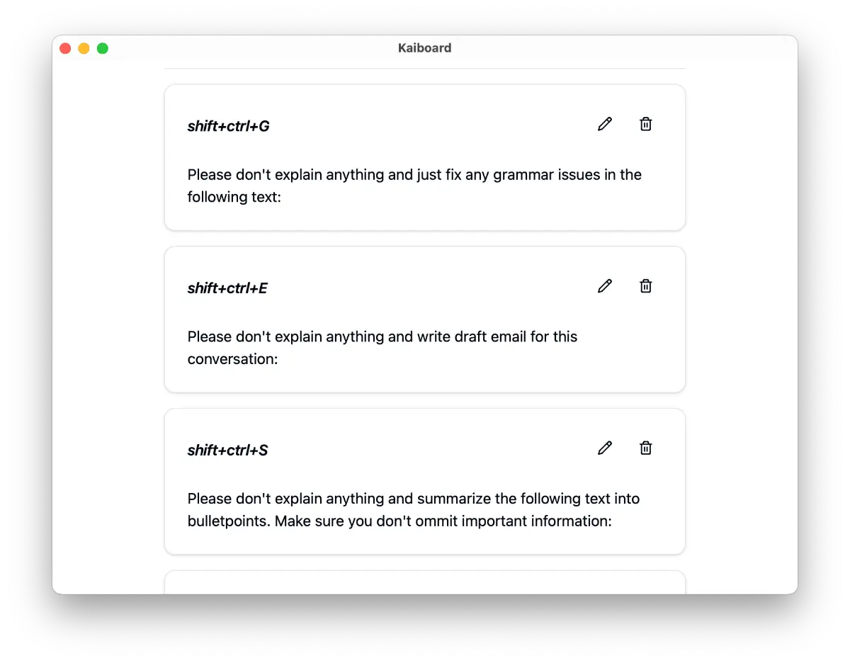 Kaiboard image number 21