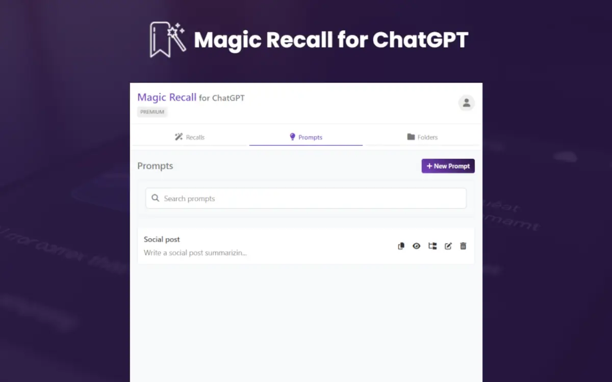 Magic Recall for ChatGPT image number 01