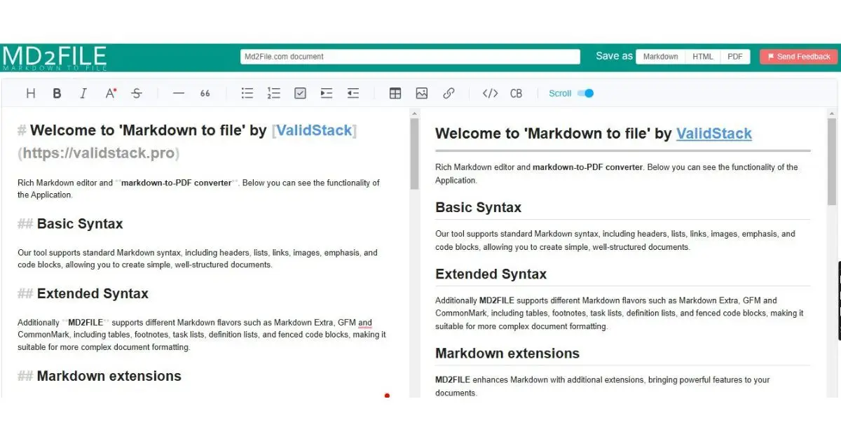 MD2File product image