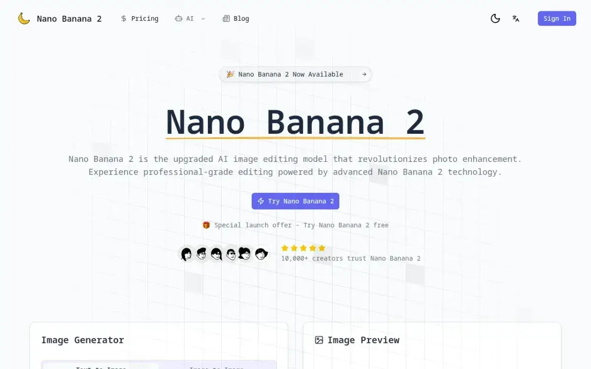 Nano Banana 2 product image