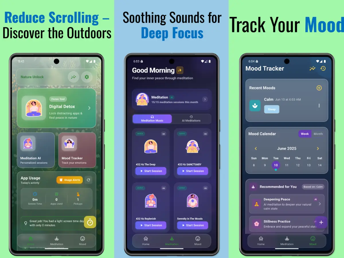 Nature Unlock: touch grass image number 01