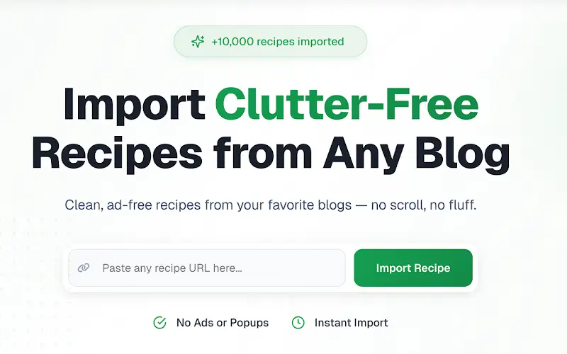 No Ads Recipe product image