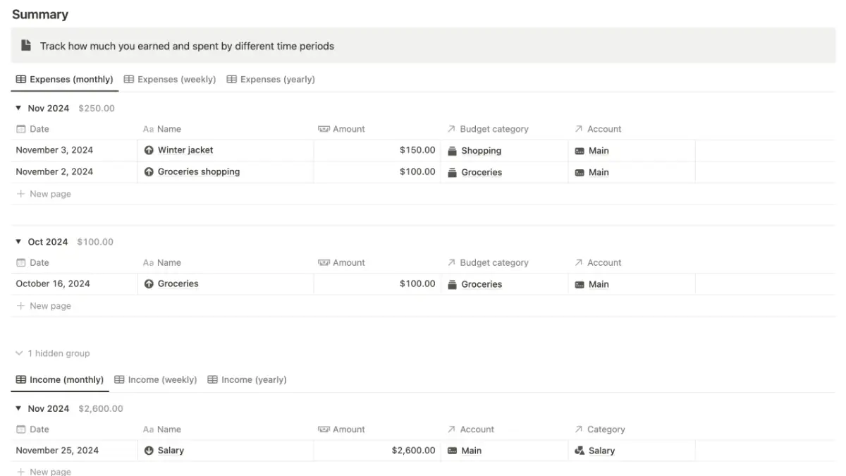 Notion Ultimate Finance Tracker image number 41