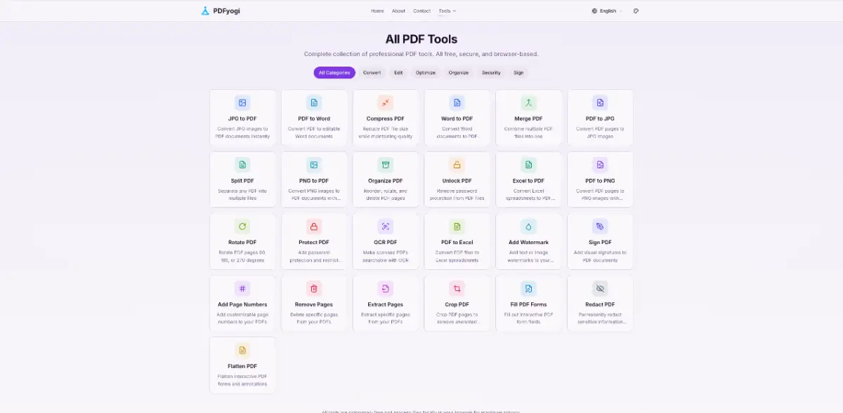 PDFyogi - Privacy First PDF Tools image number 21