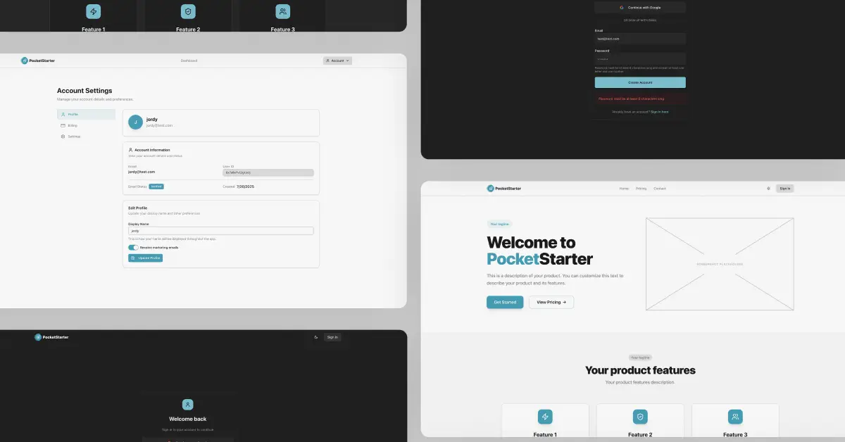 PocketStarter SaaS Template image number 11