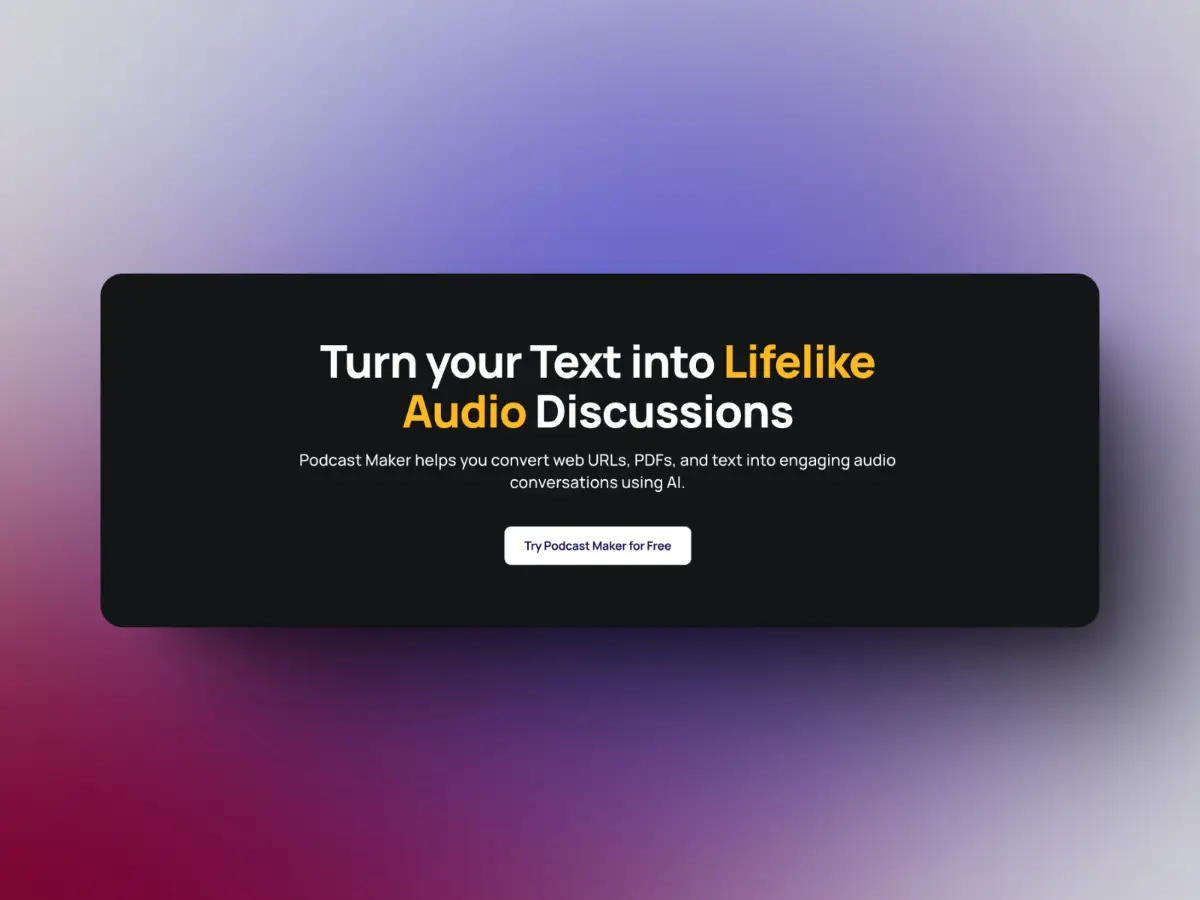 Podcast Maker image number 01