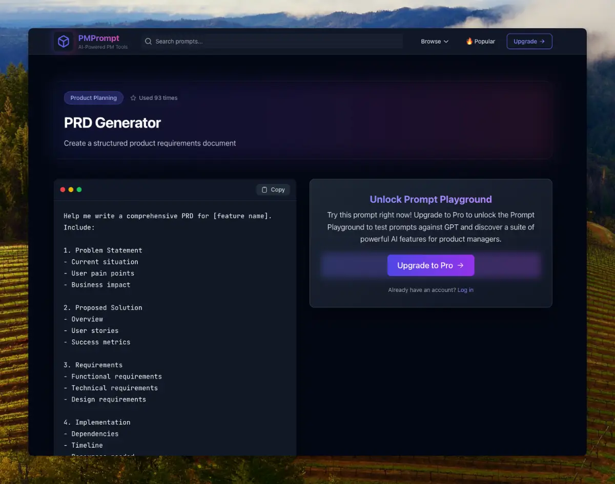 PM Prompt PRD Review  image number 21