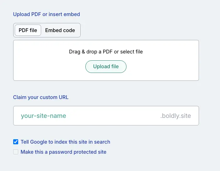Boldly: Docs to Sites Instantly image number 01