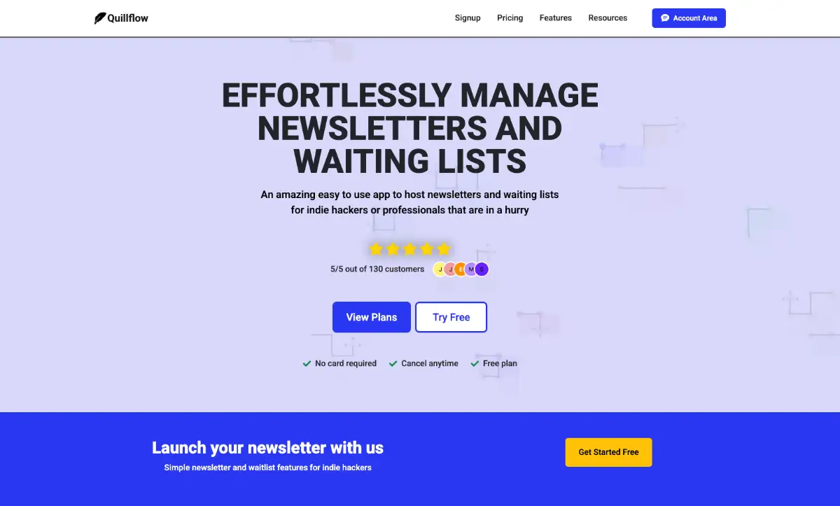 QuillFlow - launch newsletters and waiting lists image number 11