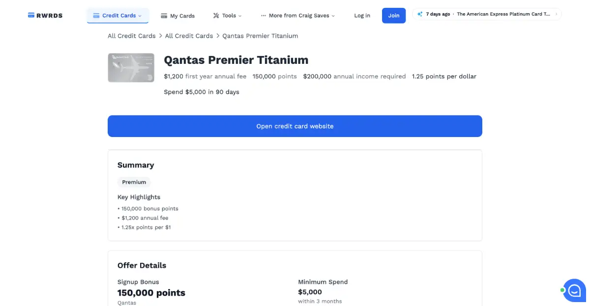 RWRDS - Credit Card Rewards Calculator image number 21