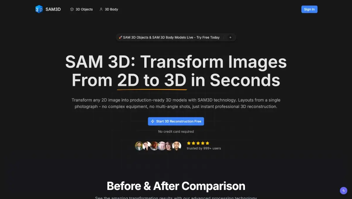 SAM3D product image