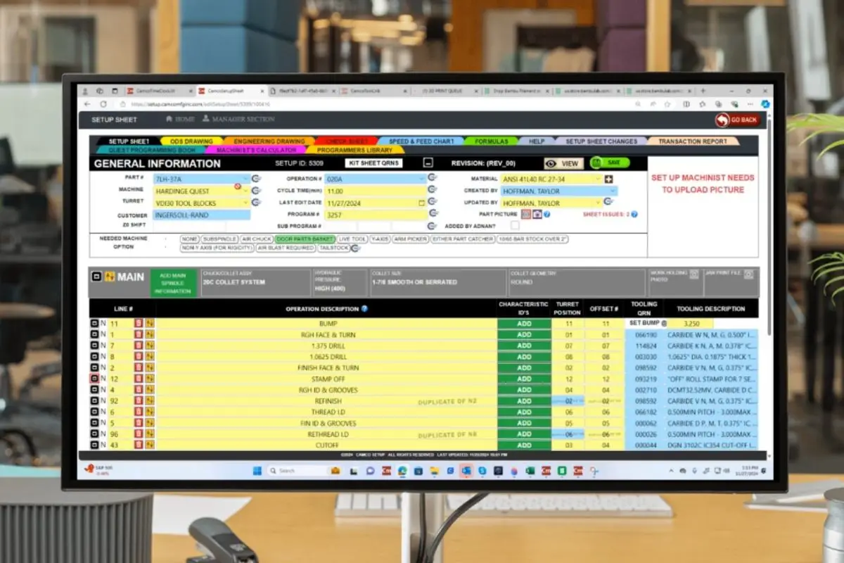 Setup Sheet App product image