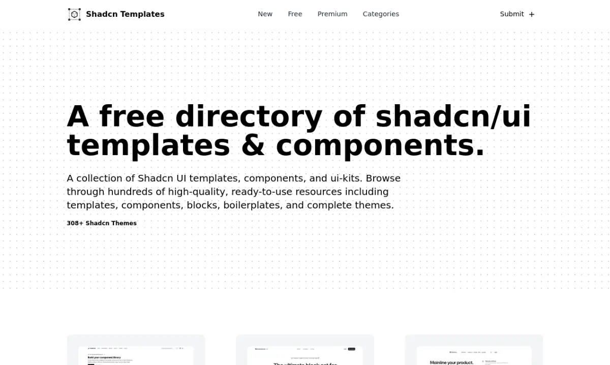 Shadcn Templates product image