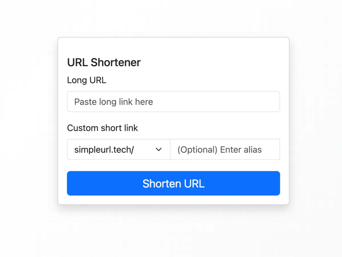 SimpleURL - Free URL Shortener product image