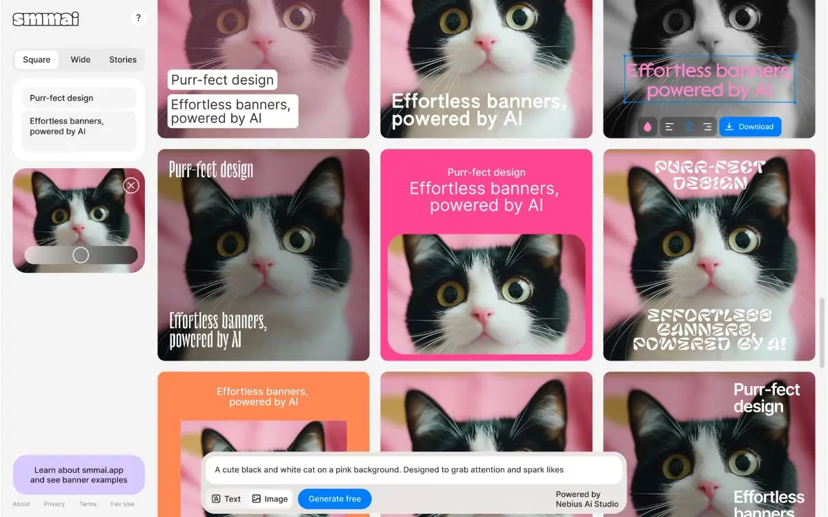 SMMAI — AI Banner Maker image number 01