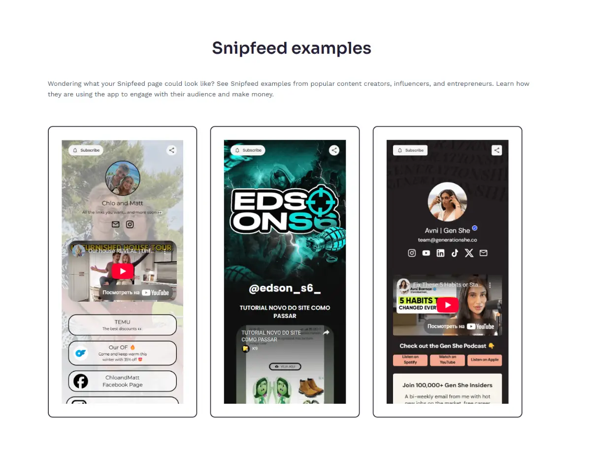 Snipfeed product image