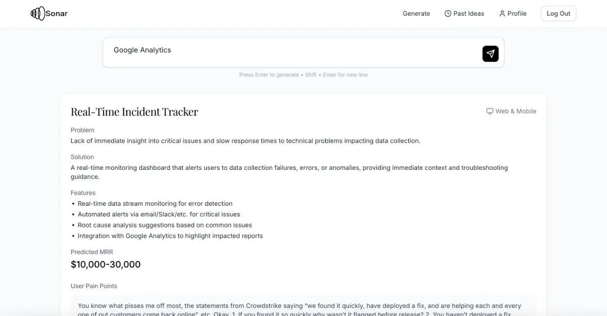 Sonar image number 01