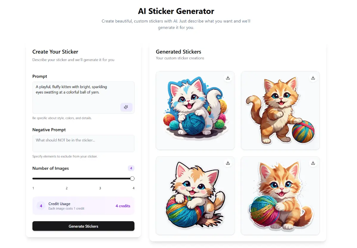 Stickers AI image number 21