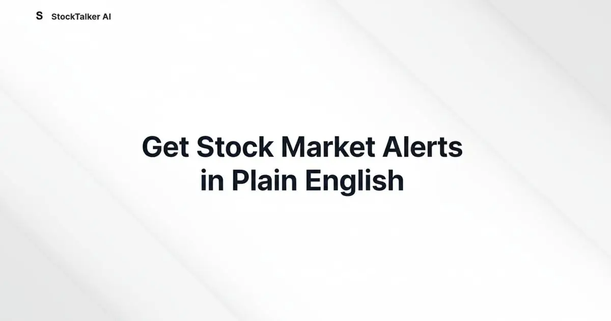 StockTalker AI product image