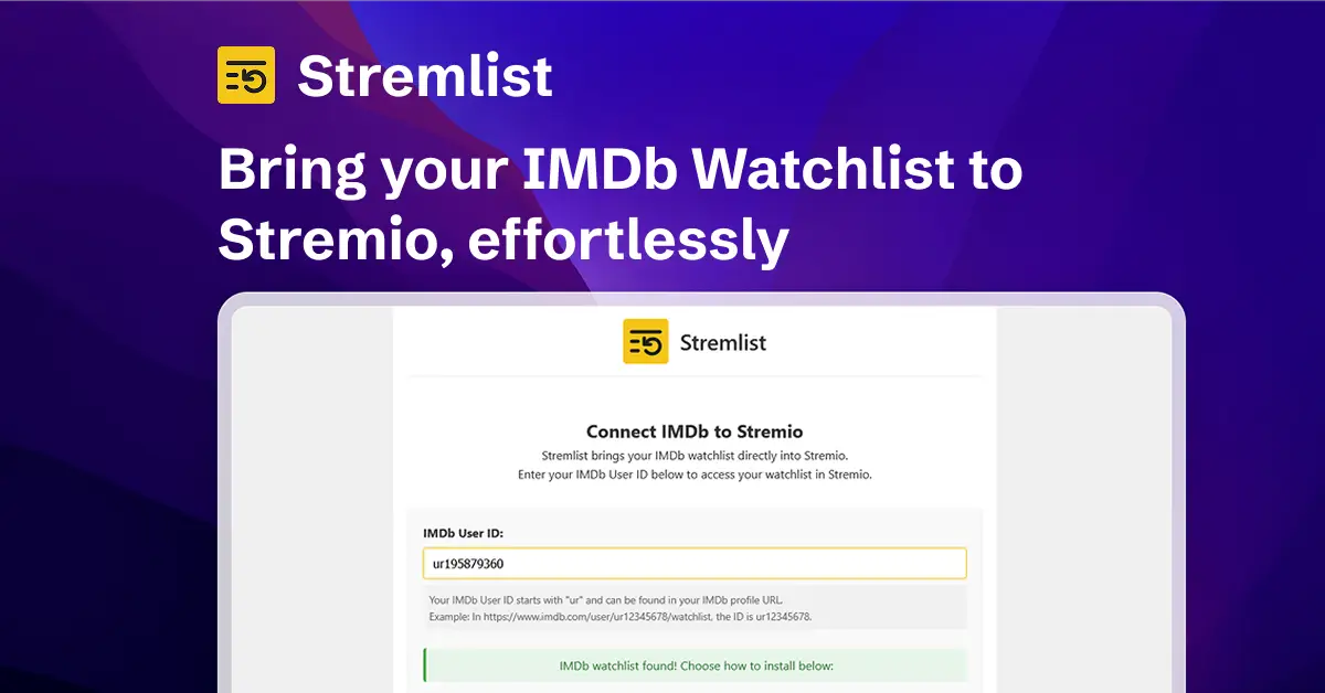 Stremlist product image
