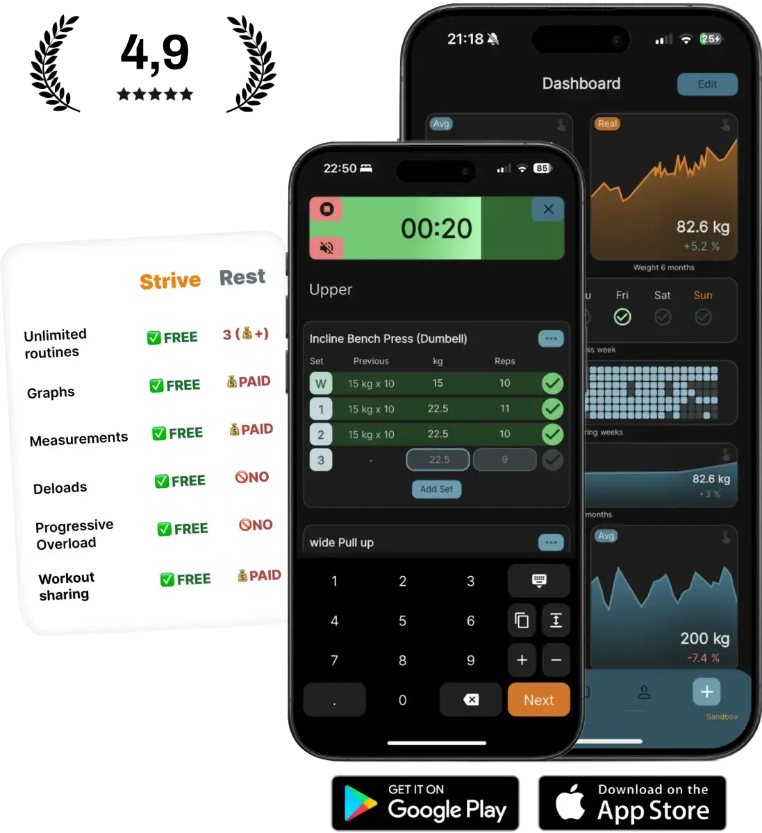 Strive Gym Log product image