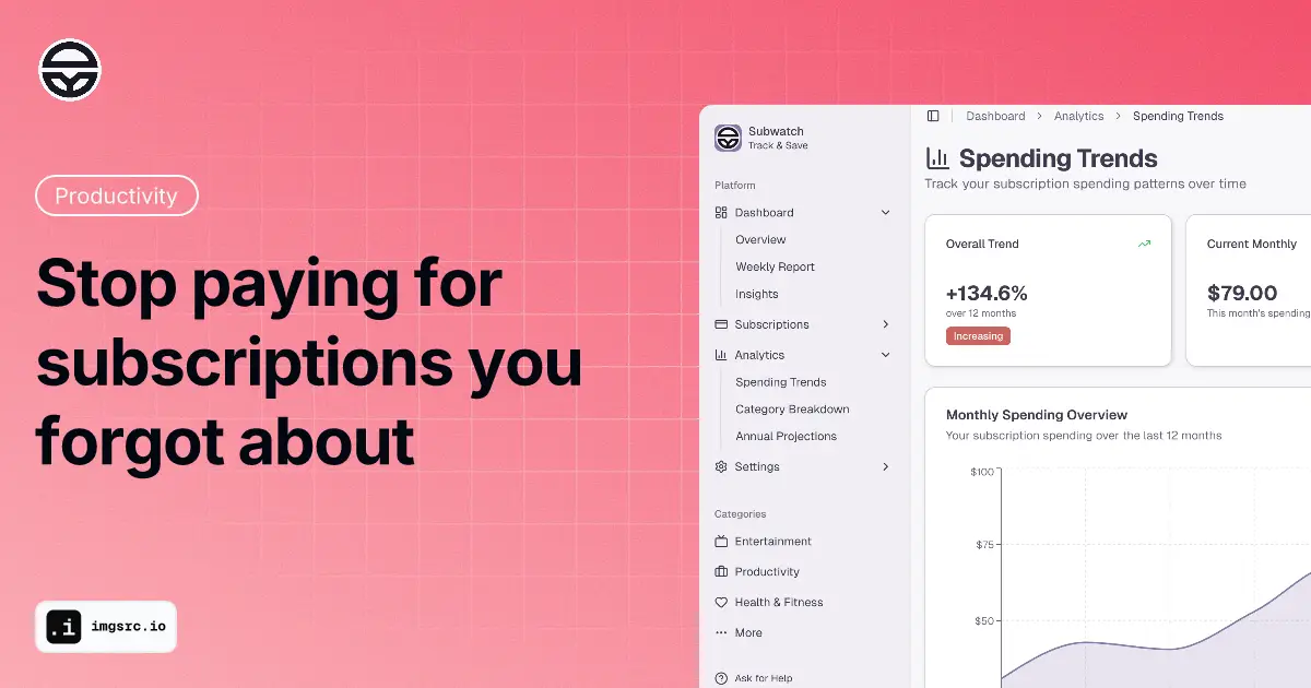 Subwatch Subscription Tracker image number 01