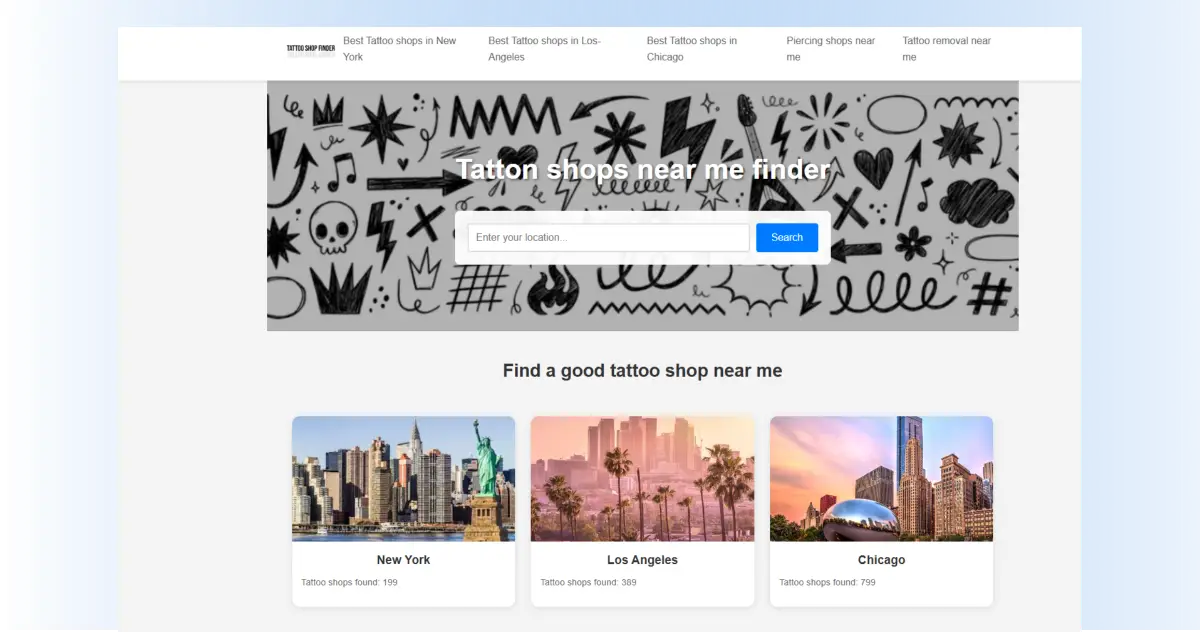 Tattoo shops near me FInder image number 01