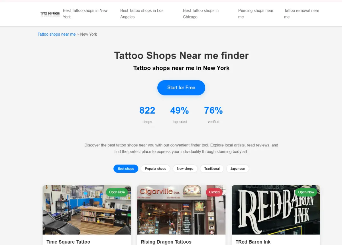 Tattoo shops near me FInder image number 21