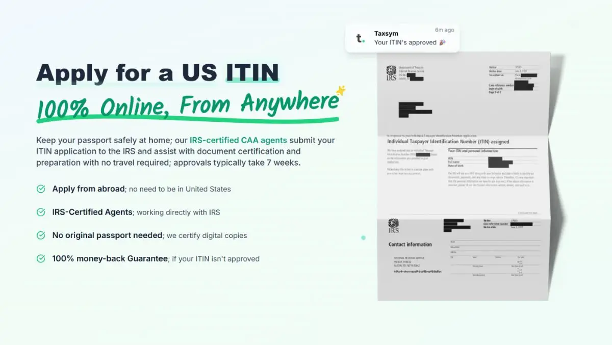 Taxsym - IRS Certified Acceptance Agents image number 11