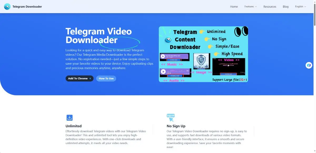 Telegram Video Downloader product image
