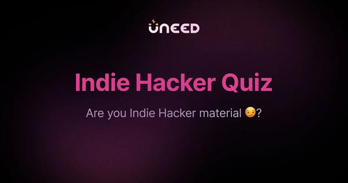 The Indie Hacker Quiz product image