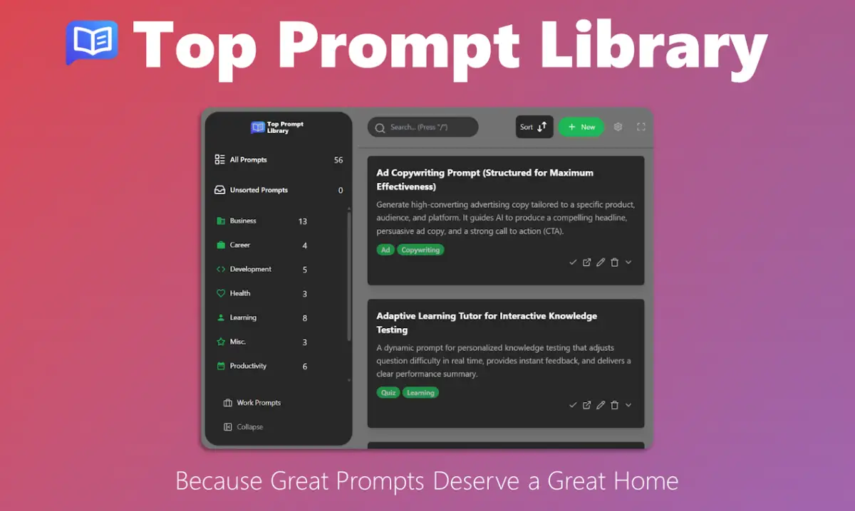 Top Prompt Library image number 01
