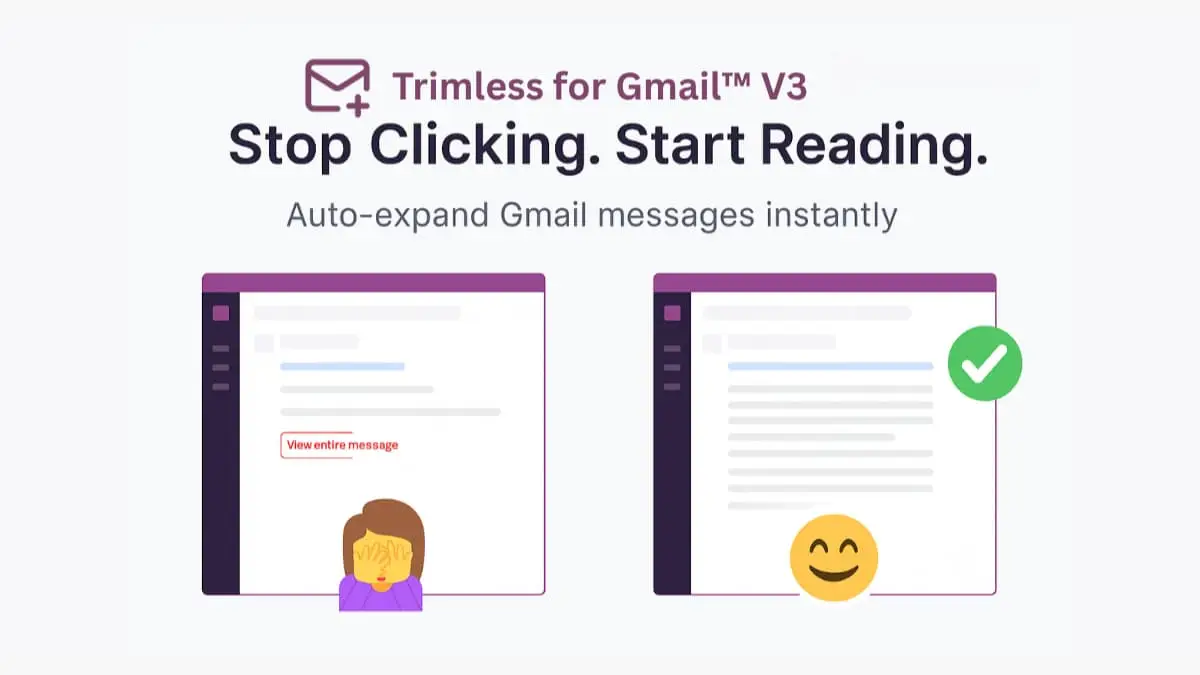 Trimless for Gmail V3 image number 01