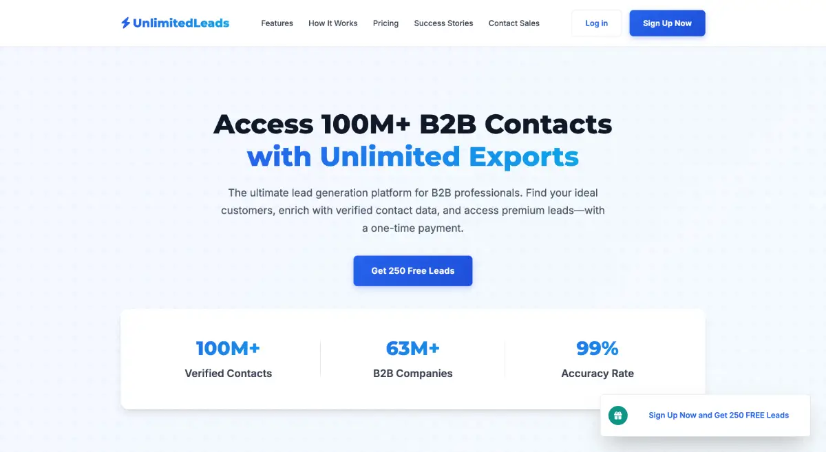 Unlimited leads product image