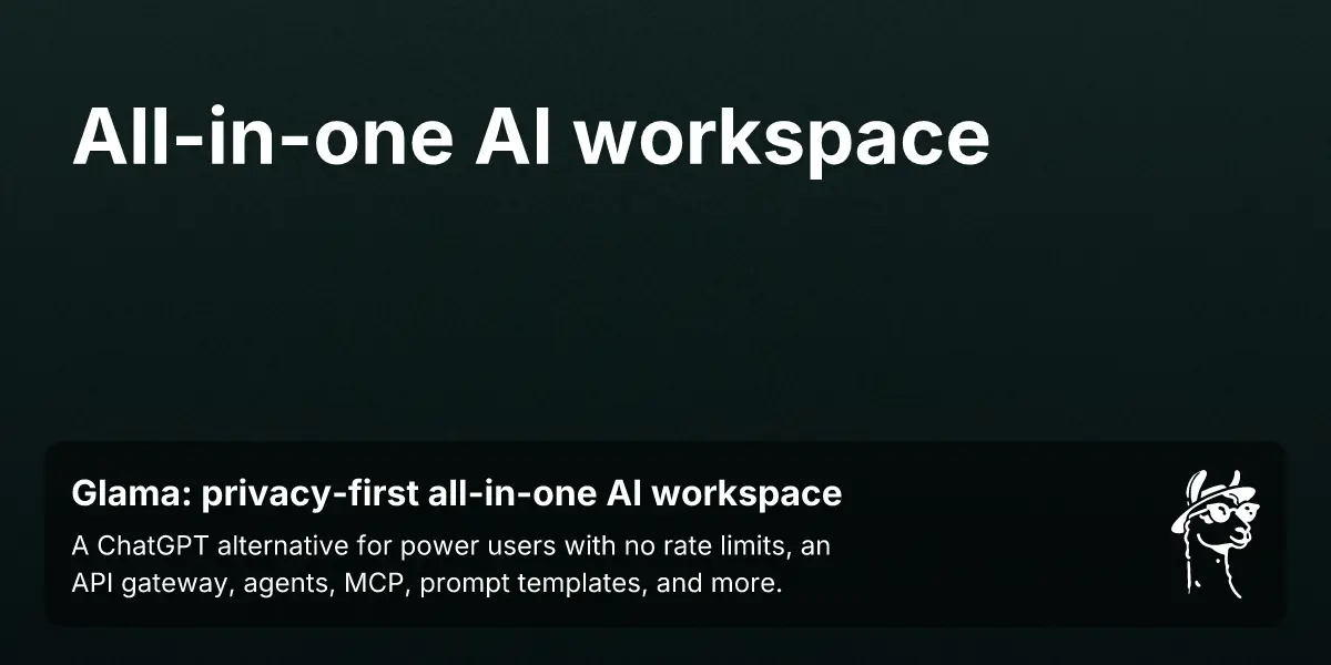 Glama image number 01