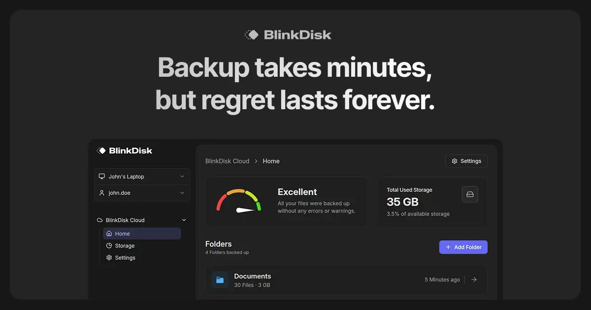 BlinkDisk product image