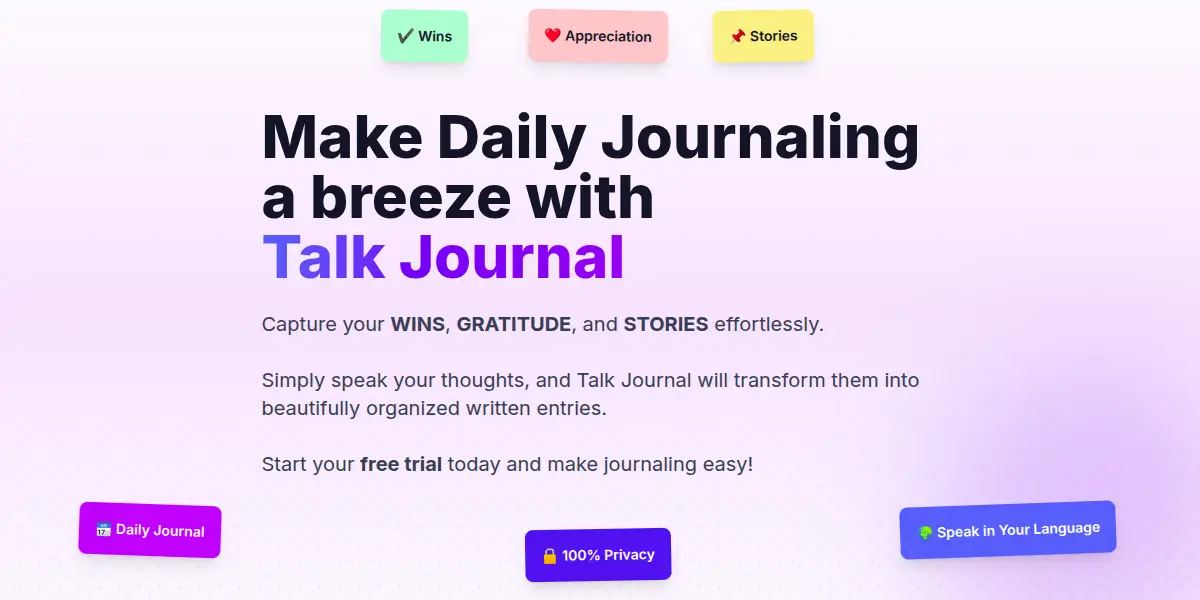 Talk Journal product image