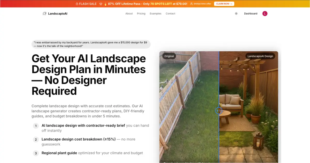 LandscapioAI product image